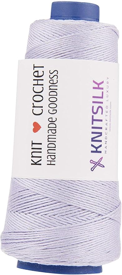 Knitsilk 8 ply silk viscose yarn,Lilac