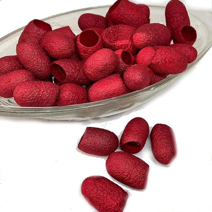 knitsilk silk cocoons,Ruby blaze