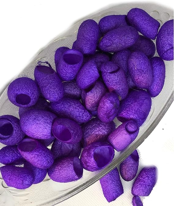 knitsilk silk cocoons,Lucky Lavendar