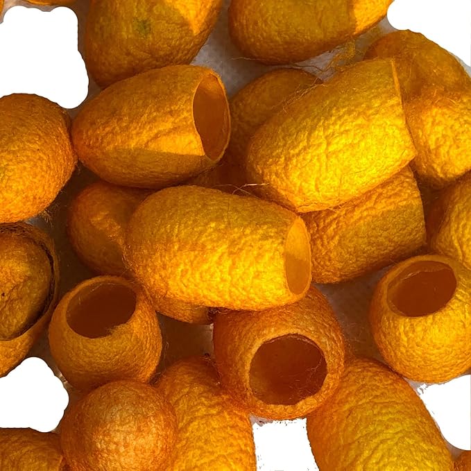 knitsilk silk cocoons,Yellow Mellow