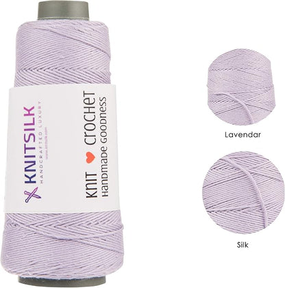Knitsilk 8 ply silk viscose yarn,Lavender