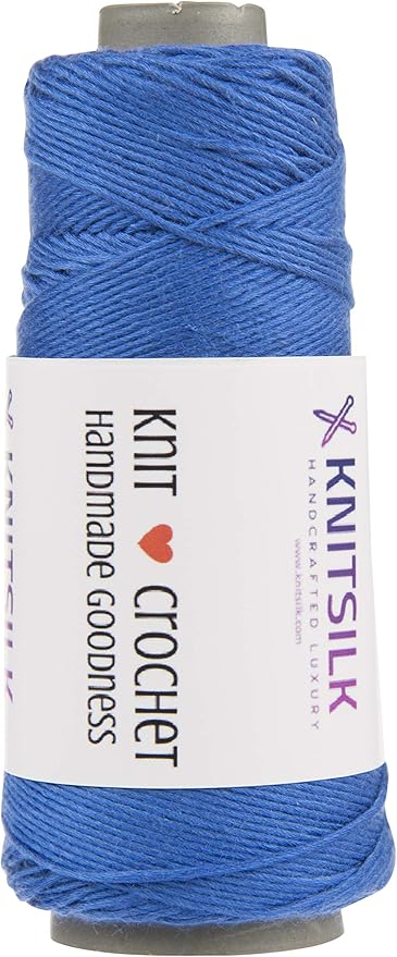 Knitsilk 8 ply silk viscose yarn,Royal blue