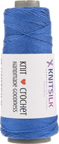 Knitsilk 8 ply silk viscose yarn,Royal blue