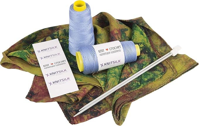 Knitsilk 8 ply silk viscose yarn,Violet