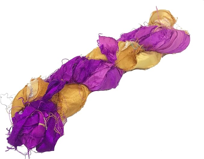 Knitsilk recycled sari silk ribbon yarn — Radiance