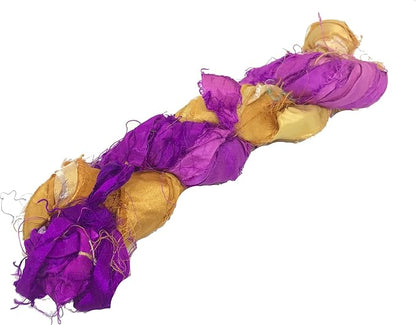 Knitsilk recycled sari silk ribbon yarn — Radiance