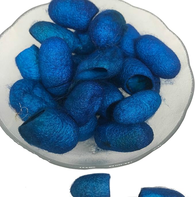 knitsilk silk cocoons pack of 30, jean-genie
