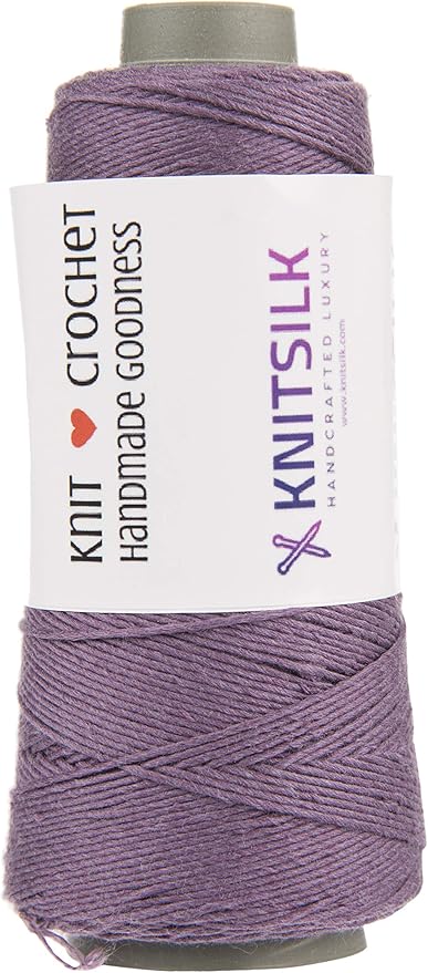 Knitsilk 8 ply silk viscose yarn,Mauve 