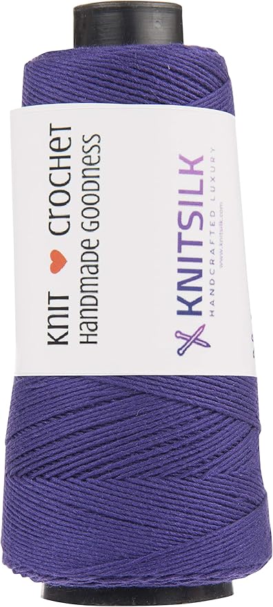 Knitsilk 8 ply silk viscose yarn,Purple
