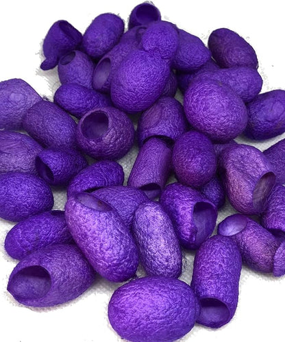 knitsilk silk cocoons,Lucky Lavendar