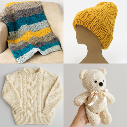 Knitsilk Acrowool – Premium Acrylic Yarn, 4 Ply (4 X 8nm), 100g Ball (200 YARDS+), Wool-Like Softness, Solid Colors, Ideal for Knitting & Crochet | Green