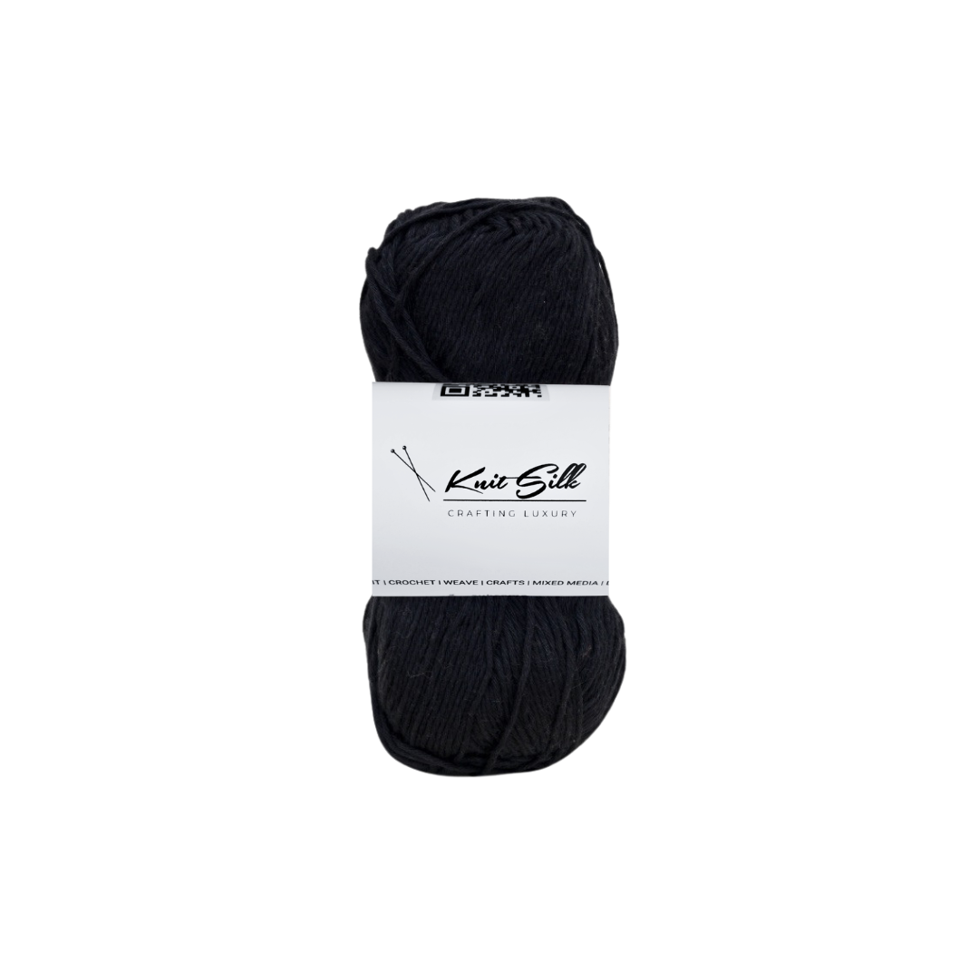 Knitsilk Soft Cotton Knitting Yarn – 100% Cotton | 2 X 100g (Approx. 200+ Yards)
