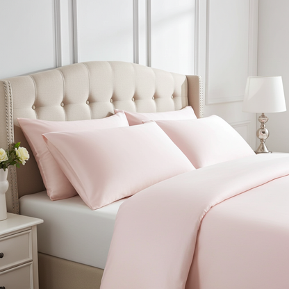 Knitsilk 100% Mulberry Silk Pillowcase – 22 Momme Grade 6A Silk (Pink, Queen Size 75x50 cm)