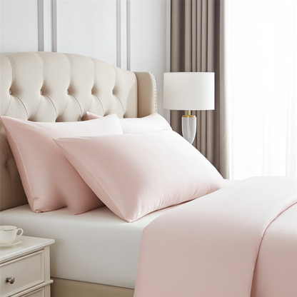 Knitsilk 100% Mulberry Silk Pillowcase – 22 Momme Grade 6A Silk (Pink, Queen Size 75x50 cm)