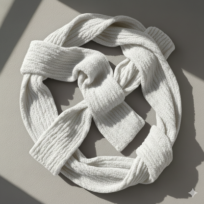 Knitsilk Baby Soft Blankie Wool Yarn |  Natural, Ultra-Soft Wool for Premium Baby Blankets, Cozy Throws & Quick Projects | 100 grams | White