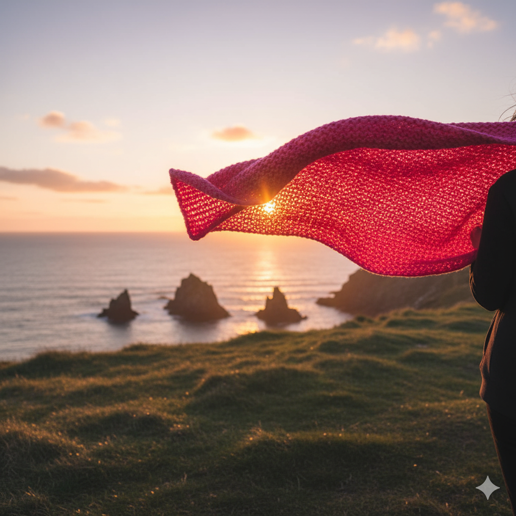 Knitsilk Baby Soft Blankie Wool Yarn |  Natural, Ultra-Soft Wool for Premium Baby Blankets, Cozy Throws & Quick Projects | 100 grams | Hot pink