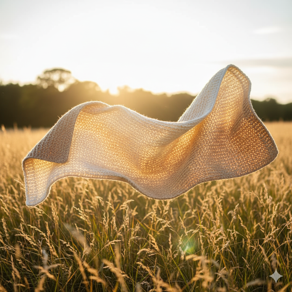 Knitsilk Baby Soft Blankie Wool Yarn |  Natural, Ultra-Soft Wool for Premium Baby Blankets, Cozy Throws & Quick Projects | 100 grams | Skin