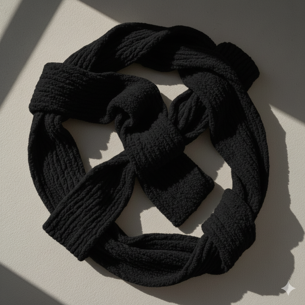 Knitsilk Baby Soft Blankie Wool Yarn |  Natural, Ultra-Soft Wool for Premium Baby Blankets, Cozy Throws & Quick Projects | 100 grams | Black