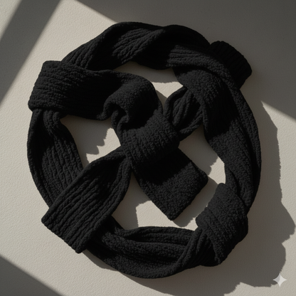 Knitsilk Baby Soft Blankie Wool Yarn |  Natural, Ultra-Soft Wool for Premium Baby Blankets, Cozy Throws & Quick Projects | 100 grams | Black