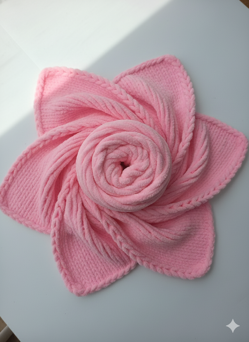 Knitsilk Baby Soft Blankie Wool Yarn |  Natural, Ultra-Soft Wool for Premium Baby Blankets, Cozy Throws & Quick Projects | 100 grams | Babypink