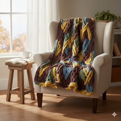 Knitsilk Baby Soft Blankie Wool Yarn |  Natural, Ultra-Soft Wool for Premium Baby Blankets, Cozy Throws & Quick Projects | 100 grams | Grey Camel