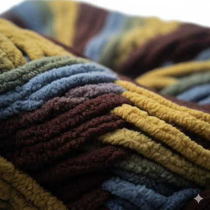 Knitsilk Baby Soft Blankie Wool Yarn |  Natural, Ultra-Soft Wool for Premium Baby Blankets, Cozy Throws & Quick Projects | 100 grams | Grey Camel