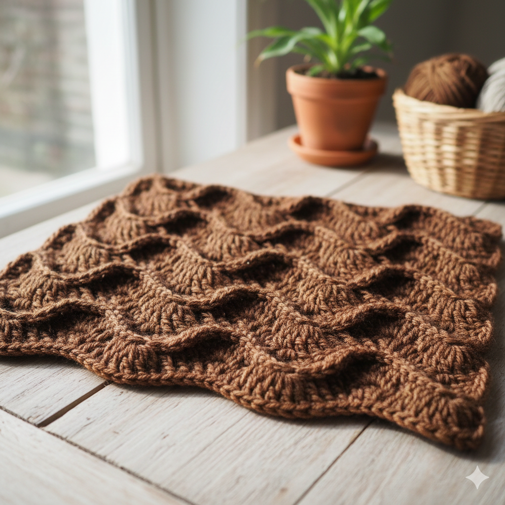 Knitsilk Premium Recycled Sari Silk Yarn – Coffee brown Color (100 Grams)