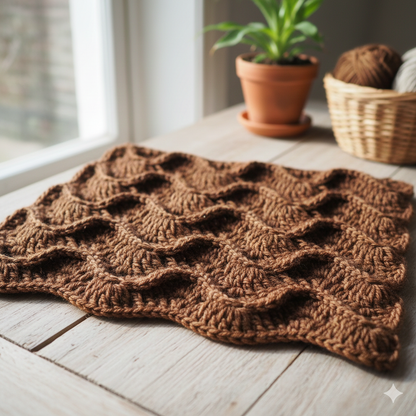 Knitsilk Premium Recycled Sari Silk Yarn – Coffee brown Color (100 Grams)