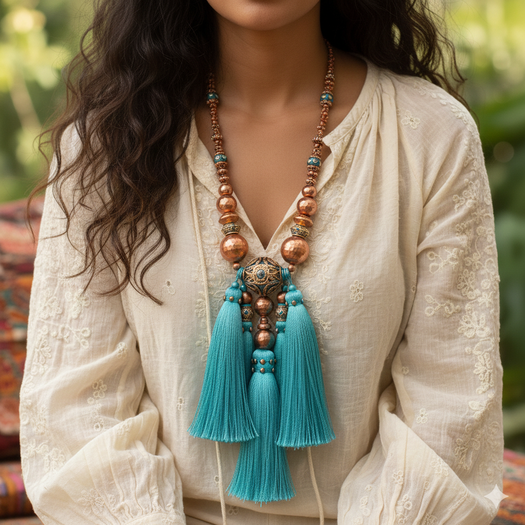 Knitsilk Premium Recycled Sari Silk Yarn – Aqua blue Color (100 Grams)