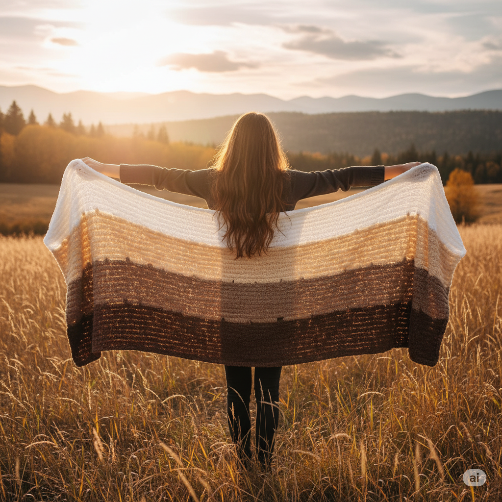 Knitsilk Baby Soft Blankie Wool Yarn |  Natural, Ultra-Soft Wool for Premium Baby Blankets, Cozy Throws & Quick Projects | 100 grams | Dark Tiger