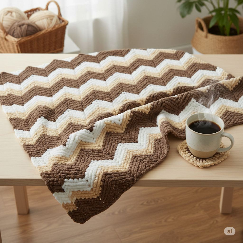 Knitsilk Baby Soft Blankie Wool Yarn |  Natural, Ultra-Soft Wool for Premium Baby Blankets, Cozy Throws & Quick Projects | 100 grams | Dark Tiger