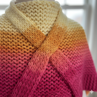 Knitsilk Baby Soft Blankie Wool Yarn |  Natural, Ultra-Soft Wool for Premium Baby Blankets, Cozy Throws & Quick Projects | 100 grams | Pink Orange