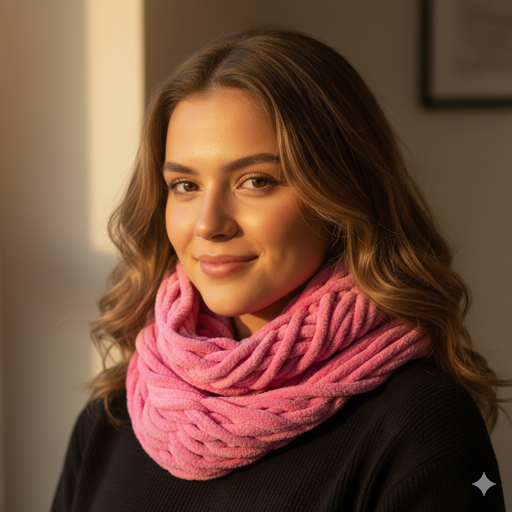 Knitsilk Baby Soft Blankie Wool Yarn |  Natural, Ultra-Soft Wool for Premium Baby Blankets, Cozy Throws & Quick Projects | 100 grams | Bright pink