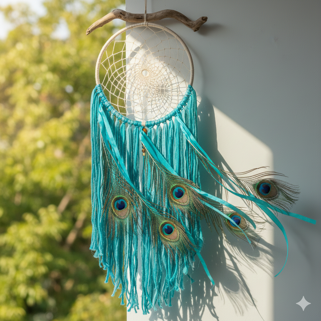 Knitsilk Premium Recycled Sari Silk Yarn – Aqua blue Color (100 Grams)