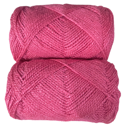 Knitsilk ColorWeave – 3‑Ply Acro Multicolor Yarn (100g Ball, 200+ Yards) | Rose Radiance