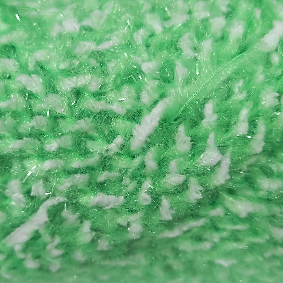 Knitsilk SoftySpark – Super Bulky ShimmerTwist Yarn (100g Ball) | Emerald Twinkle