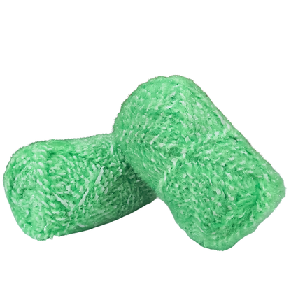 Knitsilk SoftySpark – Super Bulky ShimmerTwist Yarn (100g Ball) | Emerald Twinkle