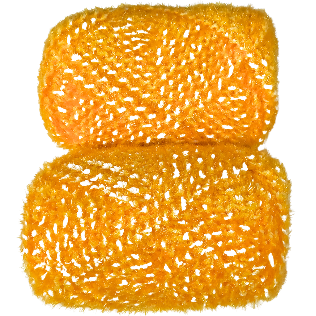 Knitsilk SoftySpark – Super Bulky ShimmerTwist Yarn (100g Ball) | Golden Glow