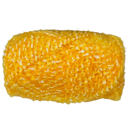 Knitsilk SoftySpark – Super Bulky ShimmerTwist Yarn (100g Ball) | Golden Glow