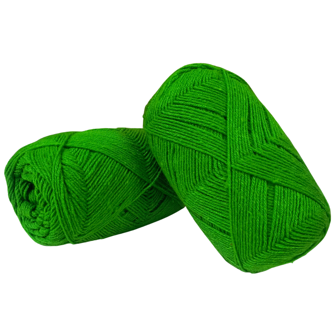 Knitsilk Acrowool – Premium Acrylic Yarn, 4 Ply (4 X 8nm), 100g Ball (200 YARDS+), Wool-Like Softness, Solid Colors, Ideal for Knitting & Crochet | Green