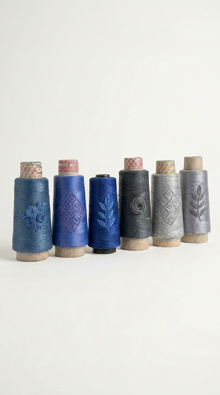 KnitSilk Silk-Cotton Fine Thread – 6-Cone Collection | 300 g | Approx. 9,000 Yards | Fine Needlework