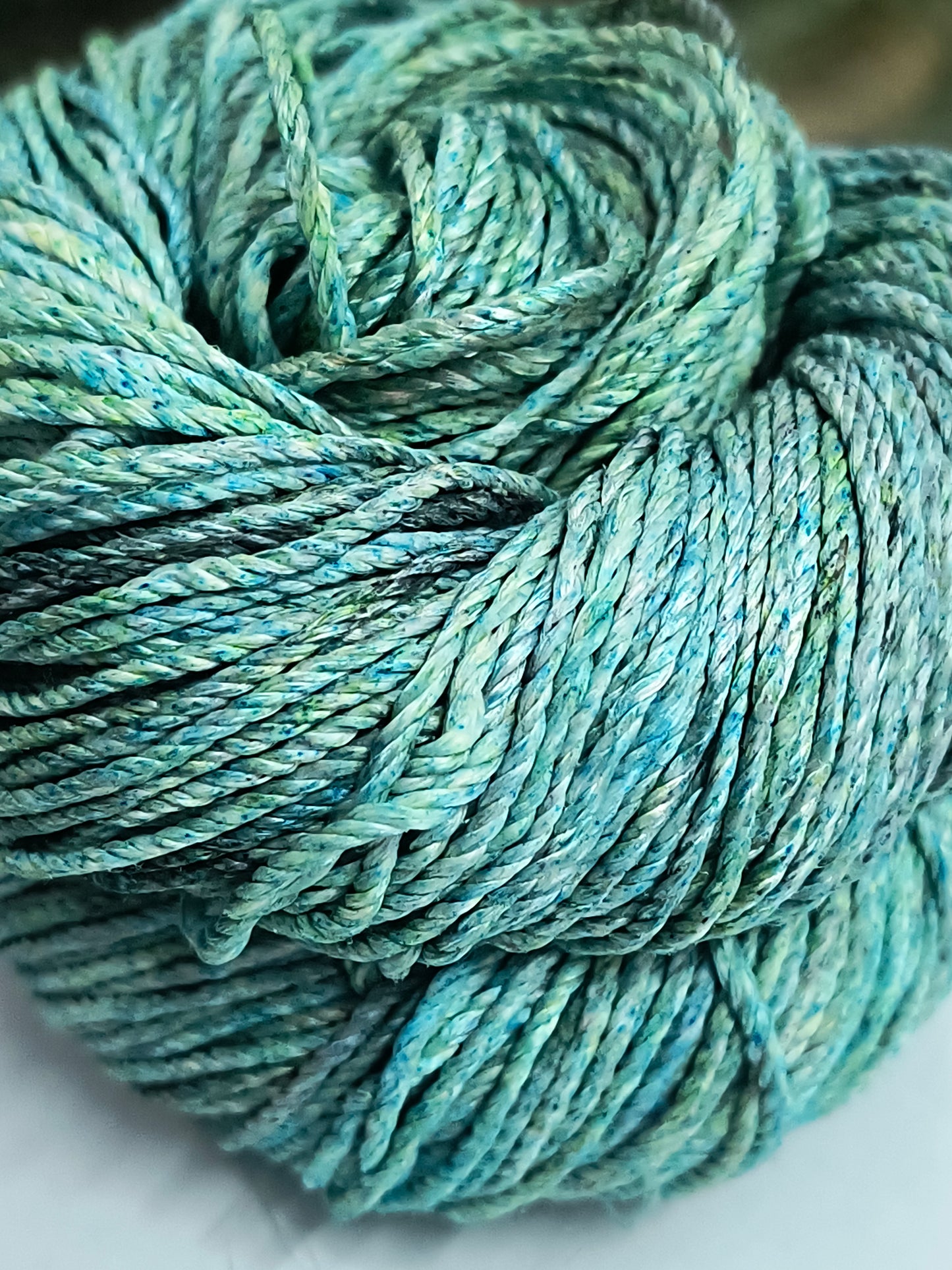 Knitsilk 3 Ply 100% Mulberry Silk Lace Weight Yarn –Dark Green(50g / 260 Yard