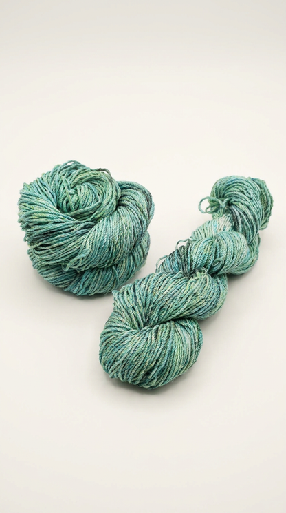 Knitsilk 3 Ply 100% Mulberry Silk Lace Weight Yarn –Dark Green(50g / 260 Yard
