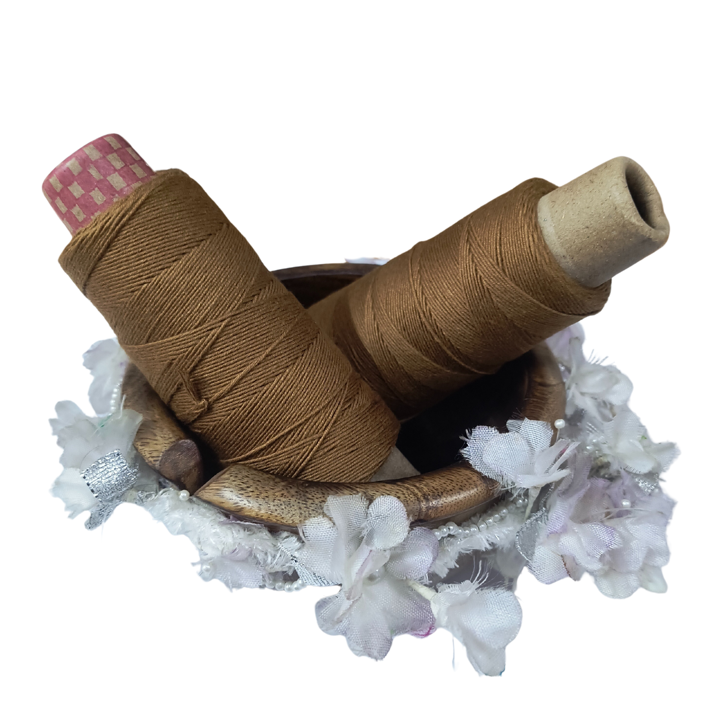 Knitsilk DK Silk Cotton Yarn | 2/60NM x 8 Ply | 1 x 180 Yards |Brown