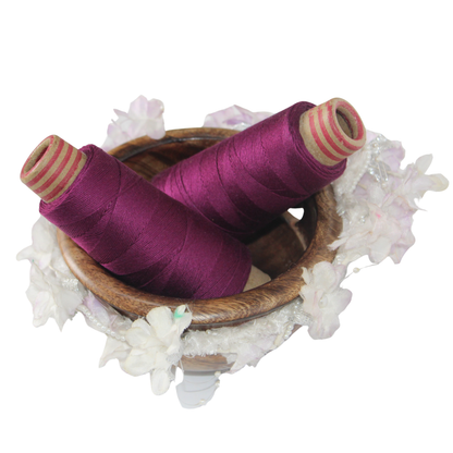 Knitsilk DK Silk Cotton Yarn | 2/60NM x 8 Ply |1 x  180 Yards |Magenta