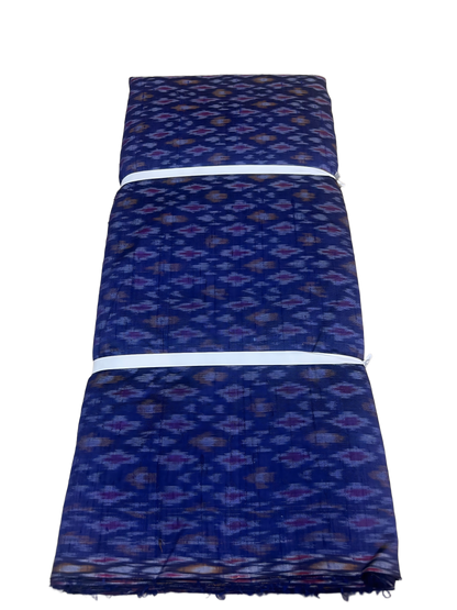 Mulberry Silk Ikkat Fabric | 44"