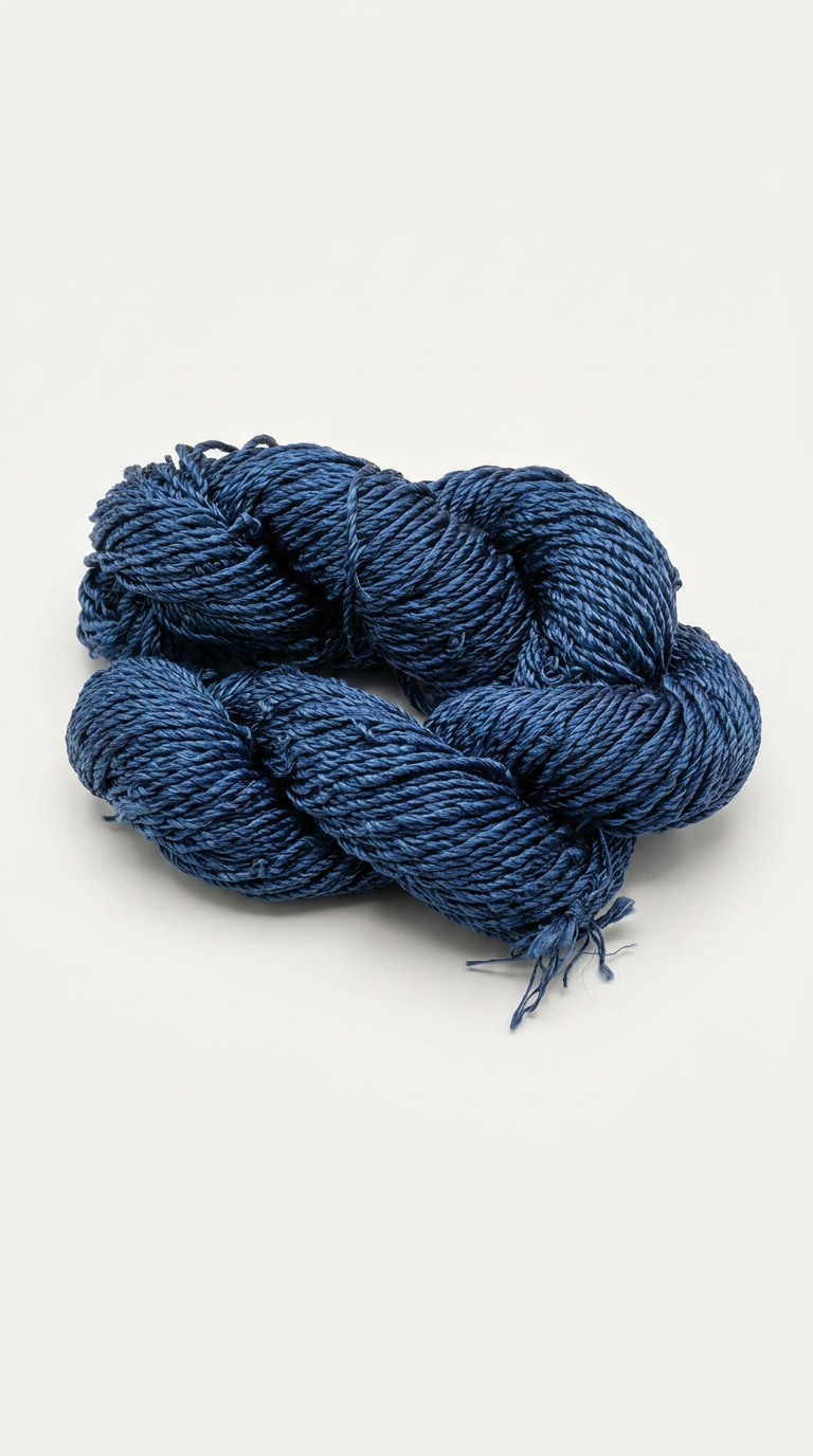 Knitsilk 3 Ply 100% Mulberry Silk Lace Weight Yarn – Twilight blue (50g / 260 Yard