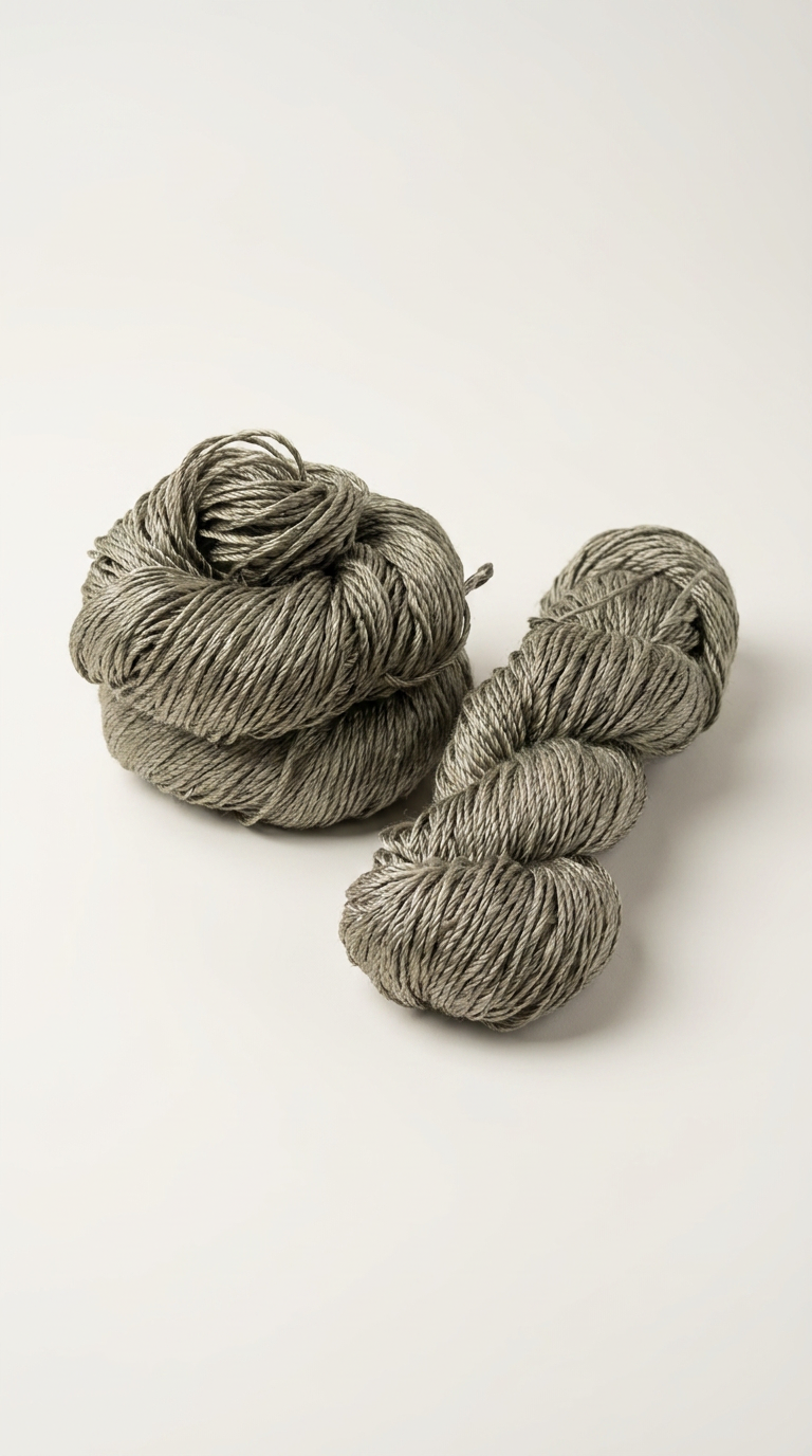 Knitsilk 3 Ply 100% Mulberry Silk Lace Weight Yarn – Olive(50g / 260 Yard