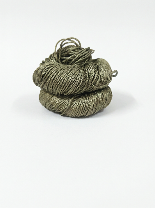 Knitsilk 3 Ply 100% Mulberry Silk Lace Weight Yarn – Olive(50g / 260 Yard
