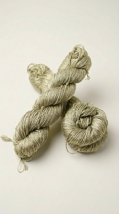 Knitsilk 3 Ply 100% Mulberry Silk Lace Weight Yarn – Butterscotch (50g / 260 Yard